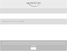 Tablet Screenshot of gruppocoin.it